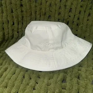 Gucci | Accessories | Authentic White Gucci Bucket Hat Size 